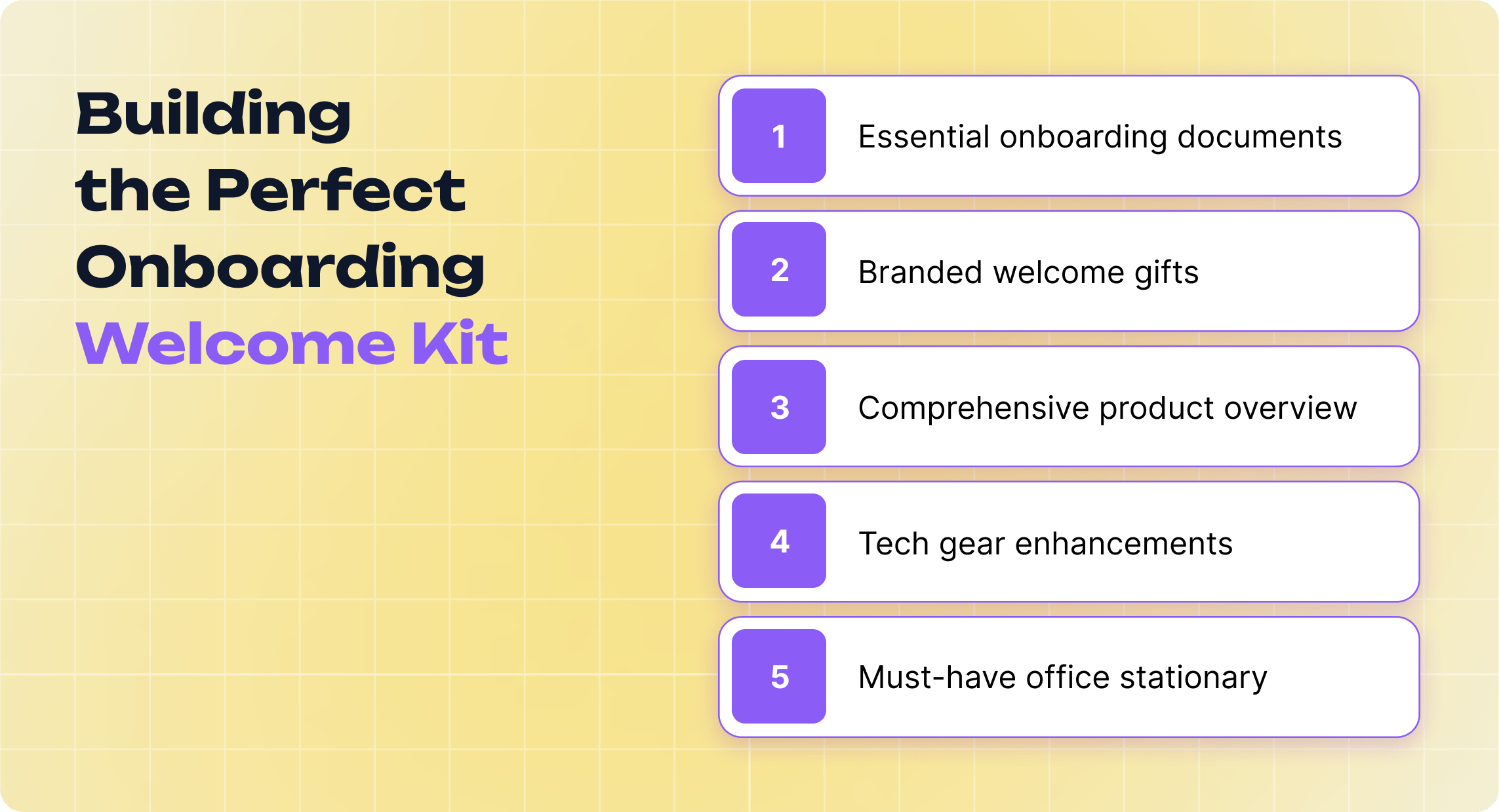 What to Include in an Onboarding Welcome Kit for New Employees