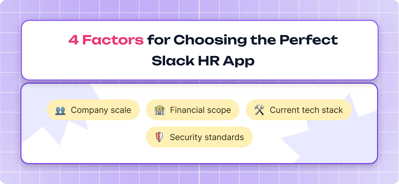 4 Factors for Choosing the Perfect Slack HR App