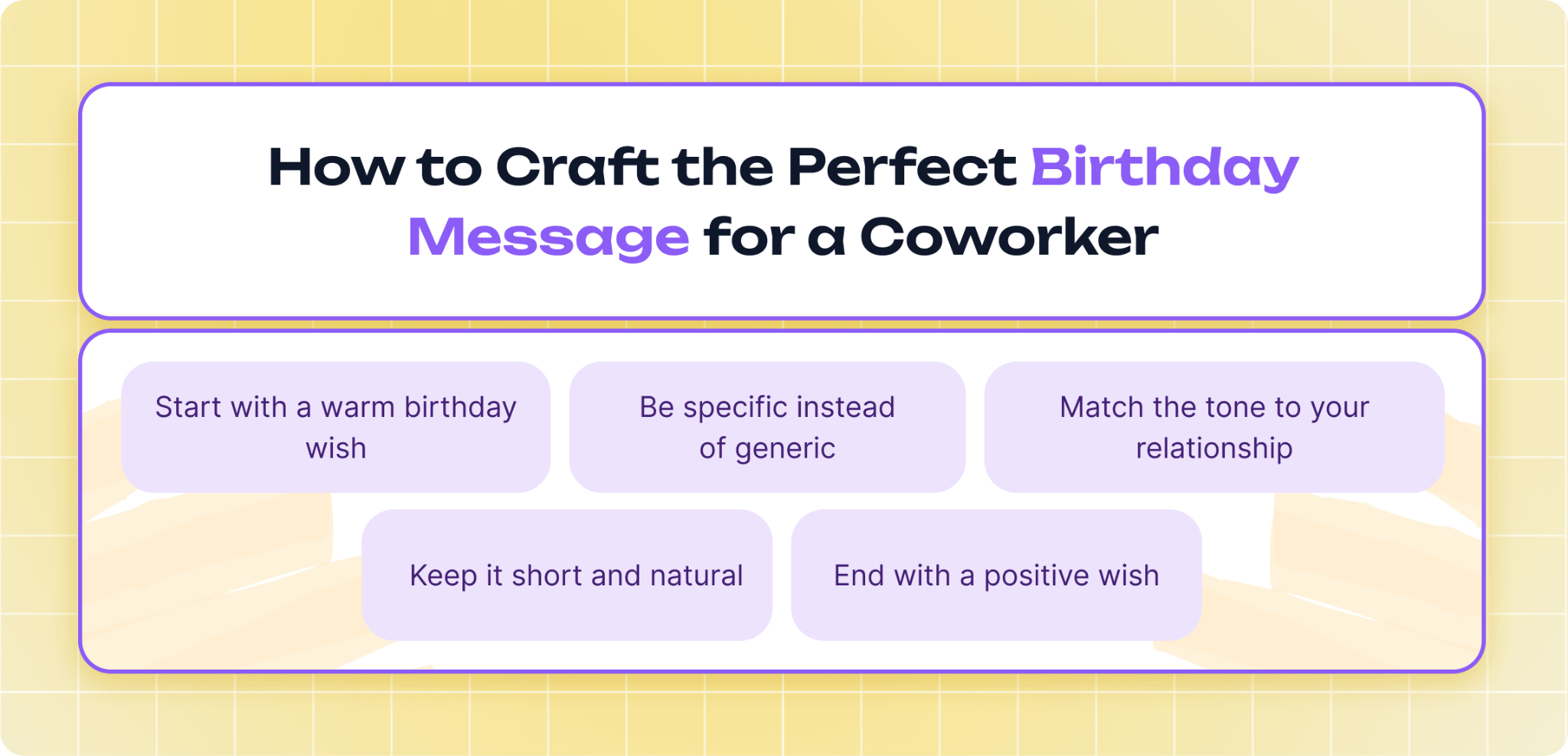 How to Write a Birthday Message for a Coworker