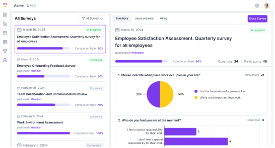 Want to stay in the loop on employee engagement levels?