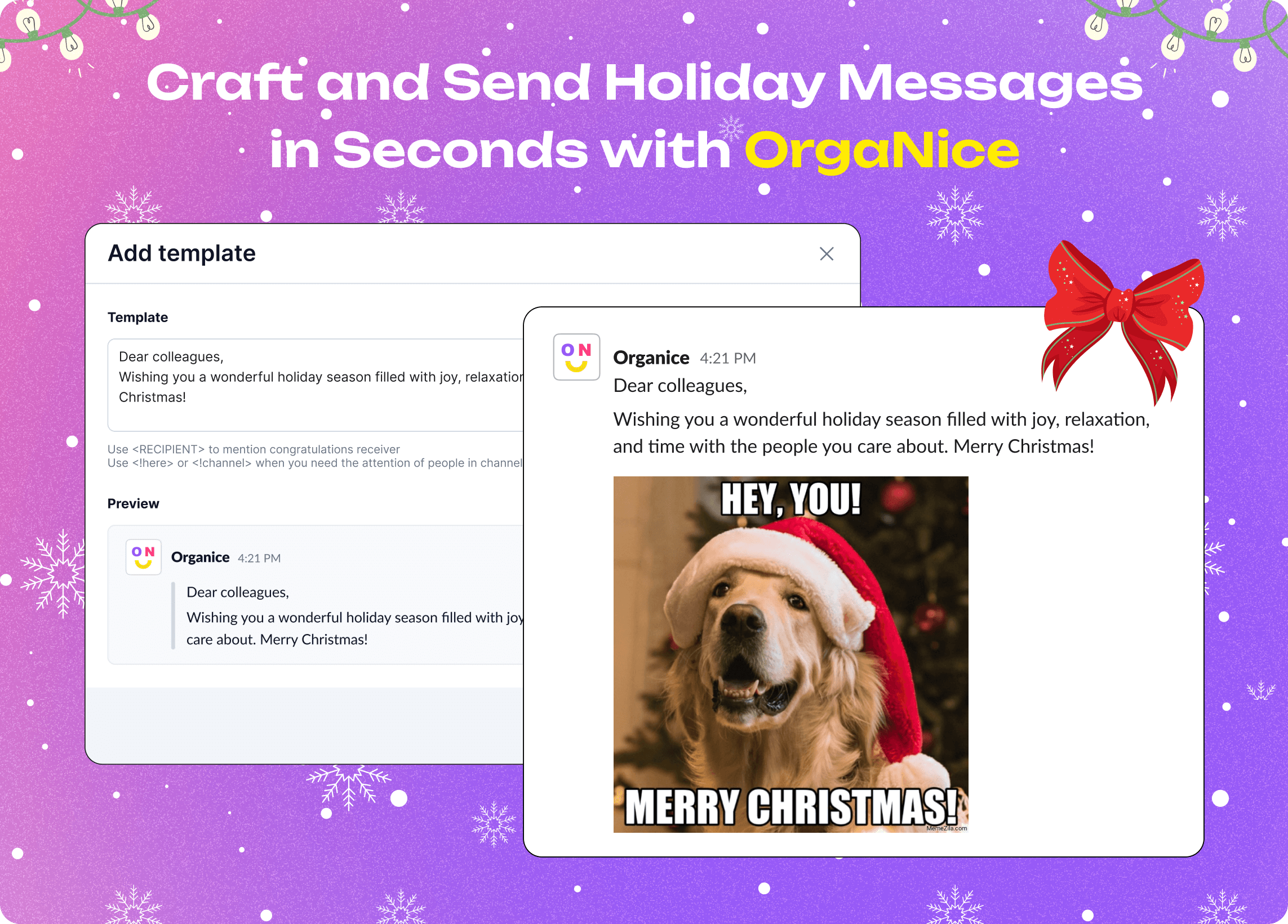 A Lifehack for Sending Professional Christmas Wishes