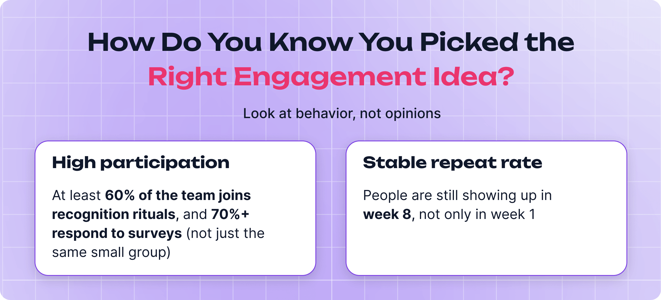 How Do You Know You Picked the Right Engagement Idea_