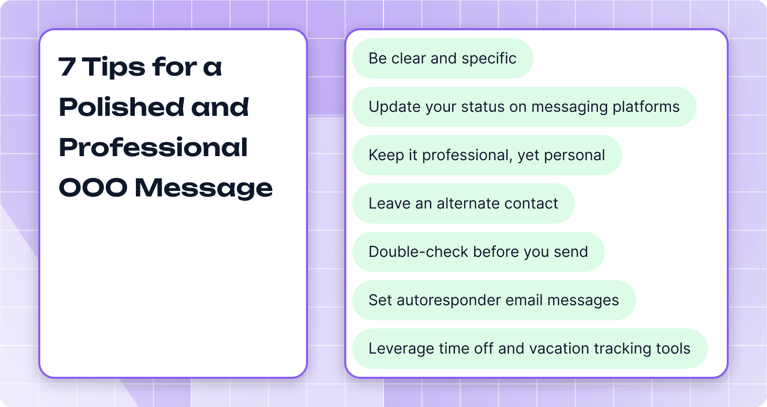 Tips on Writing the Best OOO Messages