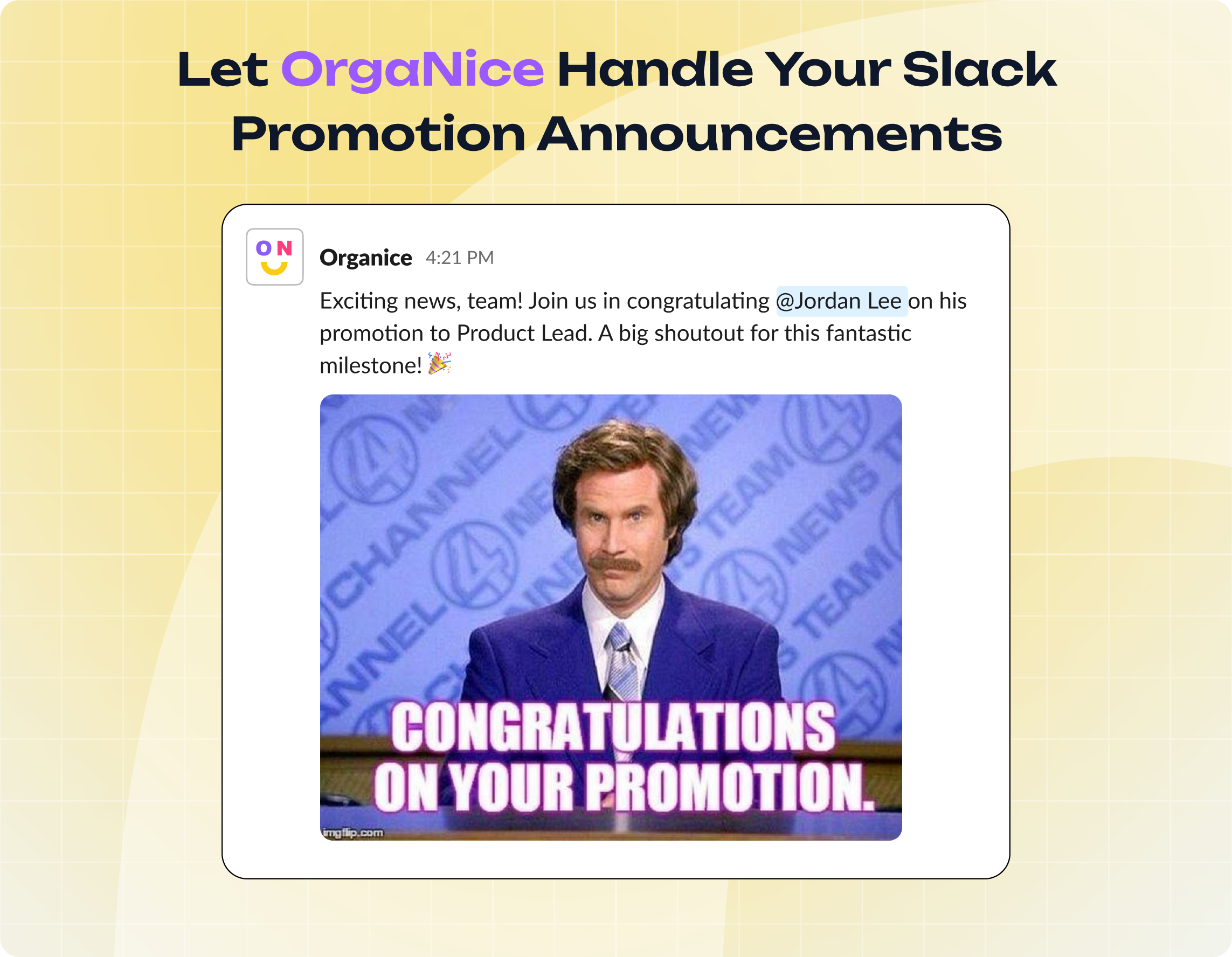Promotion Announcement Tool