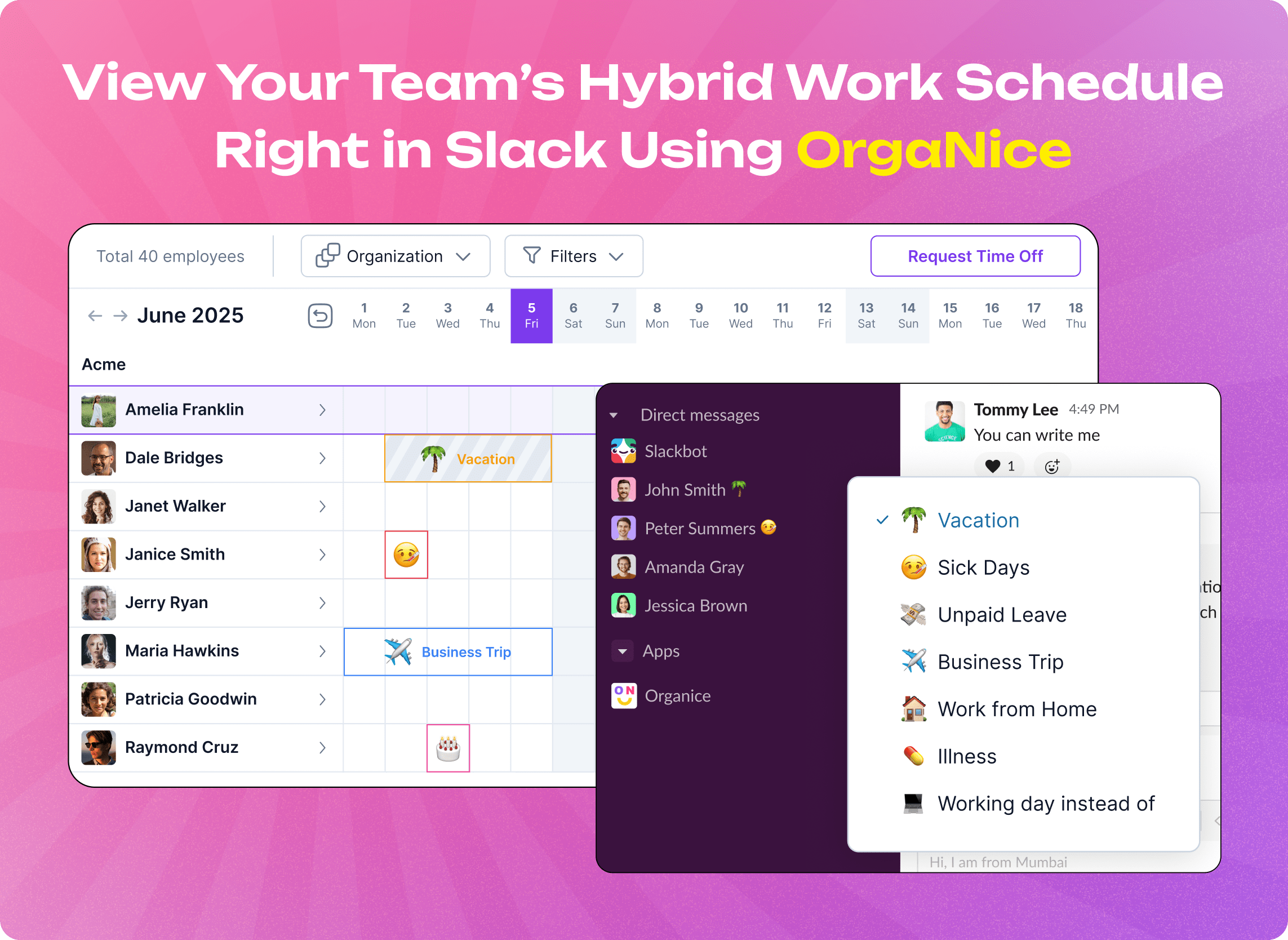 Nail Your Hybrid Work Scheduling with OrgaNice