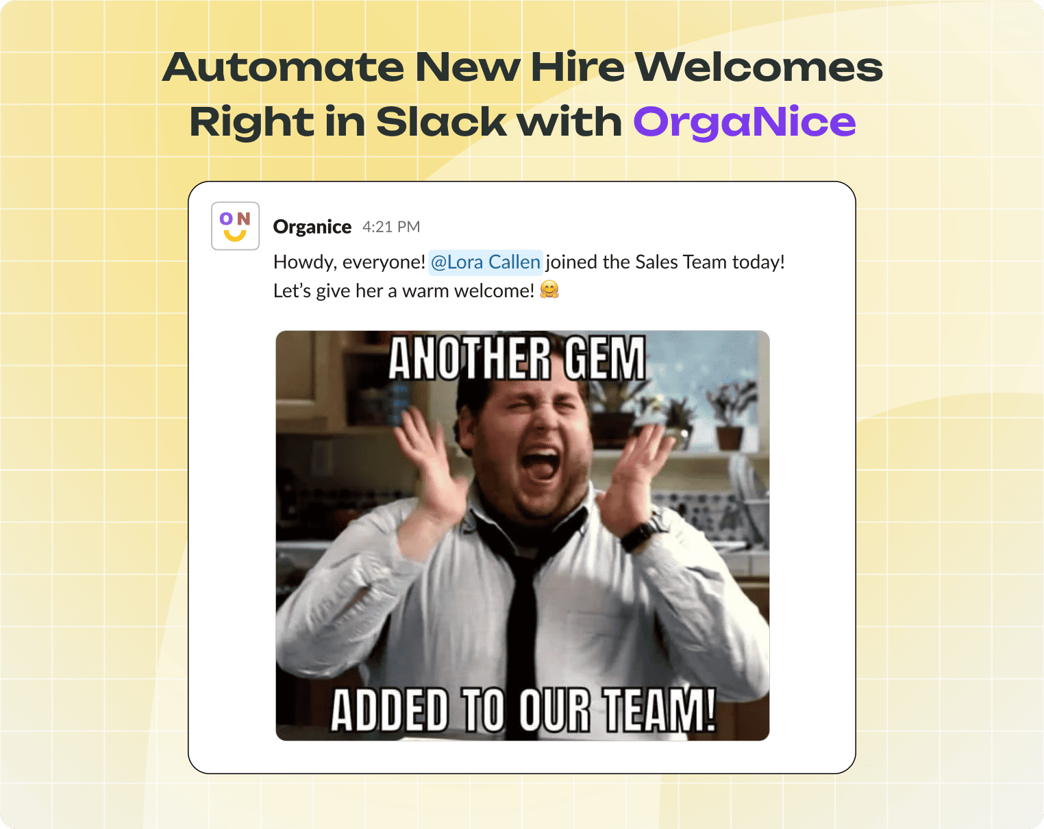 Generate Newcomers Welcome Messages Right in Slack