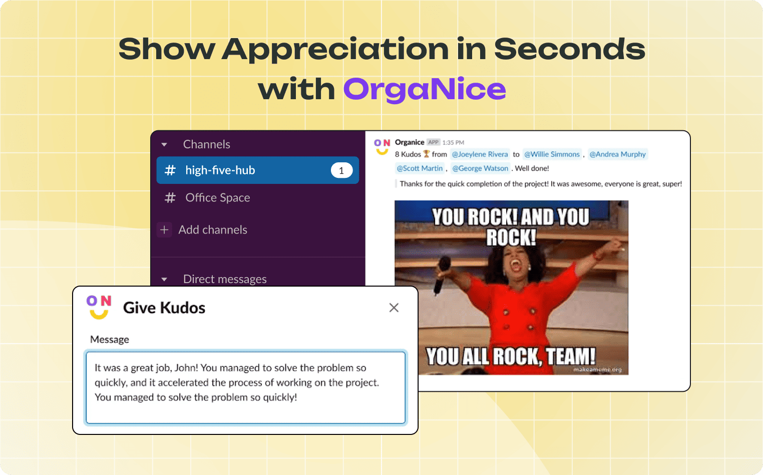 A Lifehack for Giving Kudos to the Team