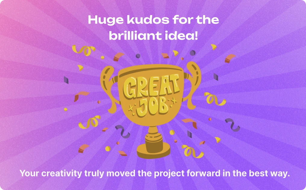 Employee Kudos Image for Innovation