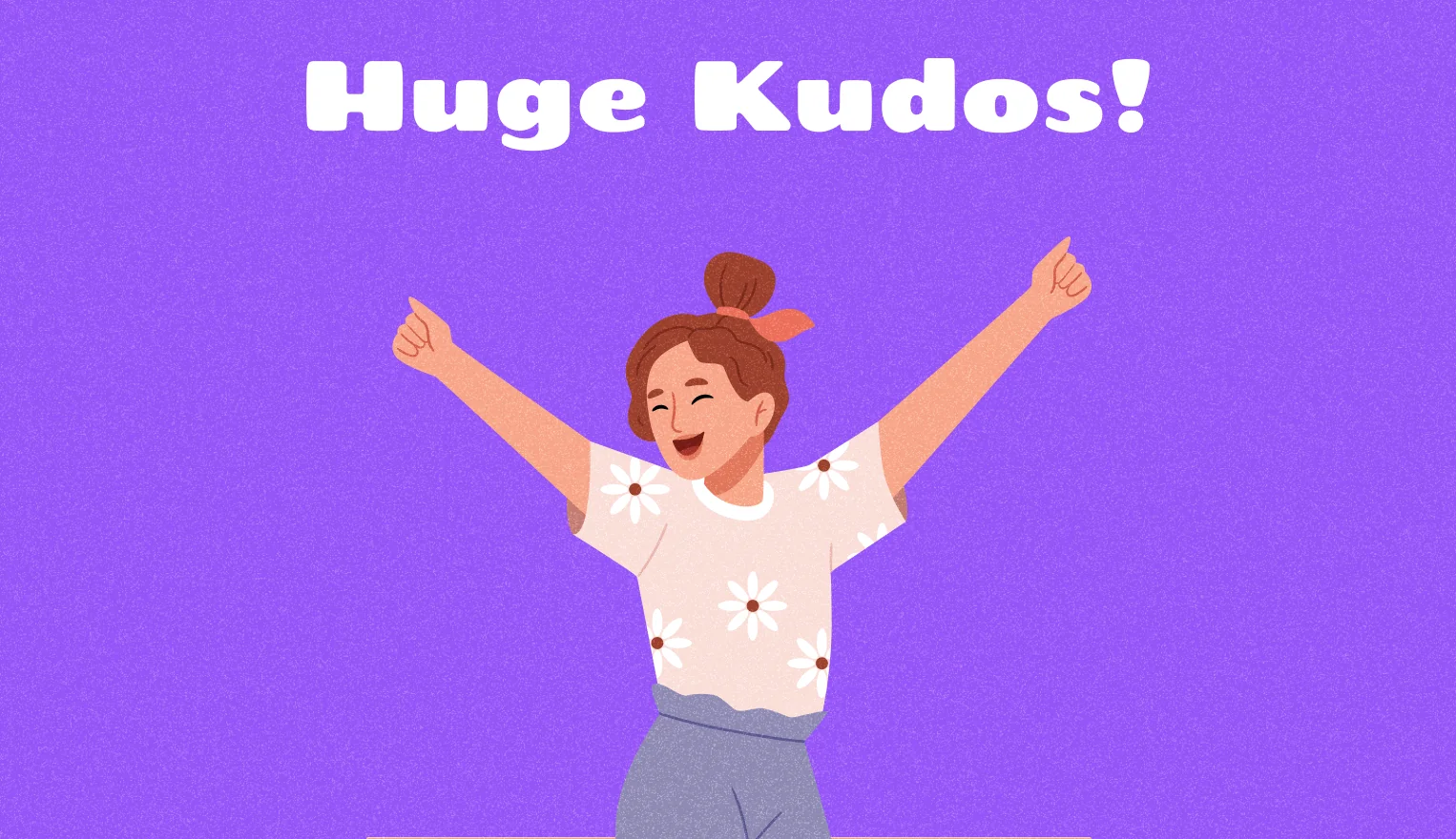 Employee Kudos GIF for Surpassing Expectations