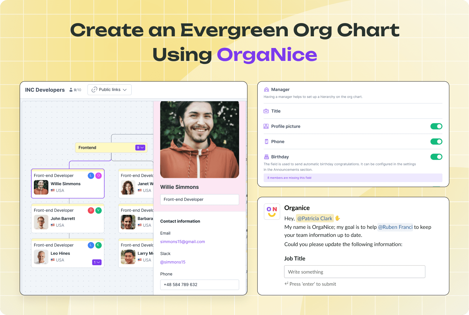 Create an Evergreen Org Chart Using OrgaNice