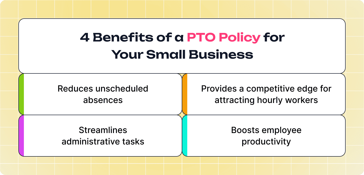 4 Benefits of a PTO Policy for Your Small Business