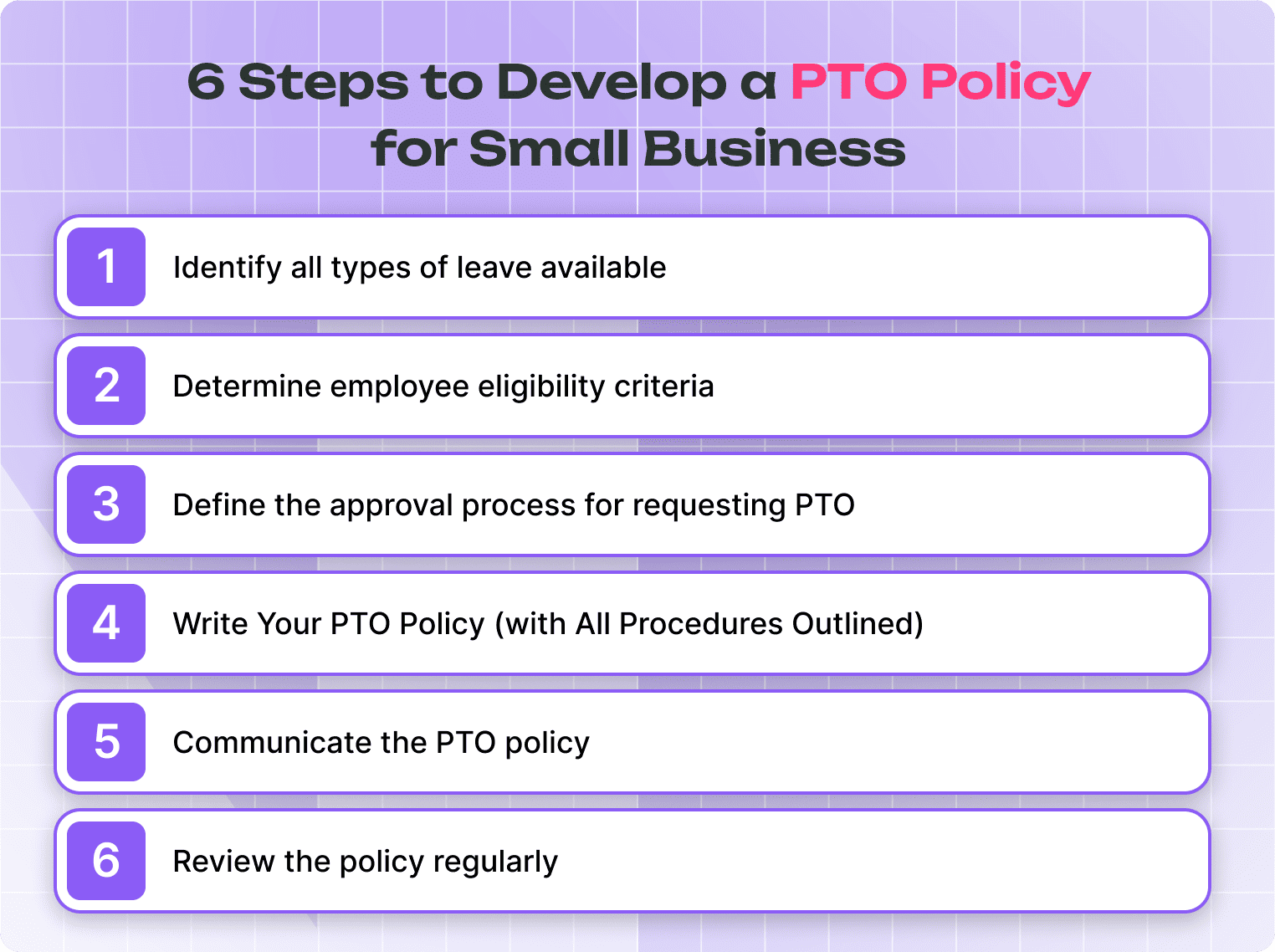 How to Develop a PTO Policy for a Small Business