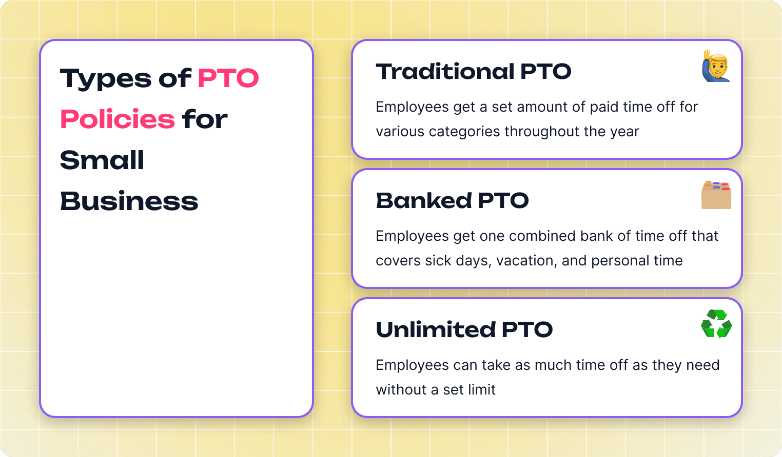 Types of PTO Policies for Small Business